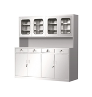 Armoire de stockage pharmaceutique en acier inoxydable, armoire à médicaments pour hôpital, pour salle blanche stérile