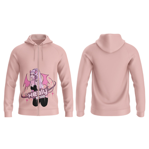 Nouveau Logo personnalisé français Terry bidimensionnel diable <span class=keywords><strong>Anime</strong></span> hommes pleine fermeture éclair sweats à capuche ange sérigraphie grande taille unisexe sweat - Product Image 4