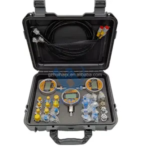 Excavator Parts Universal Digital Pressure Gauge Measuring Instruments Testing Tool Digital Hydraulic Pressure Gauge Test Kit