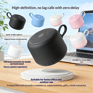 Mini haut-parleur sans fil étanche haut de gamme avec <span class=keywords><strong>subwoofer</strong></span> super basses fréquences pour bureau, chambre, voyage, camping et environnements professionnels - Product Image 4