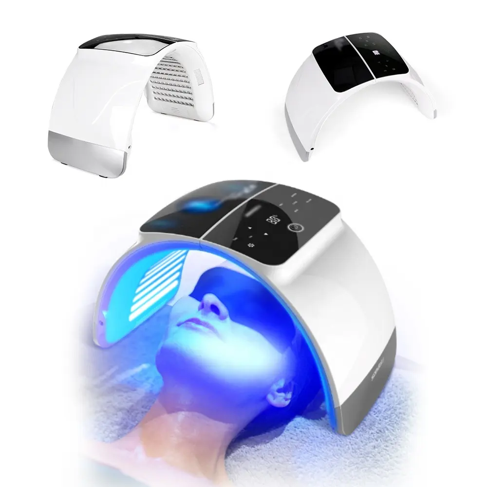 Venta caliente 7 colores Pdt máquina blanqueamiento de la piel belleza máscara Facial Led Pdt máquina de terapia de luz para venta al por mayor