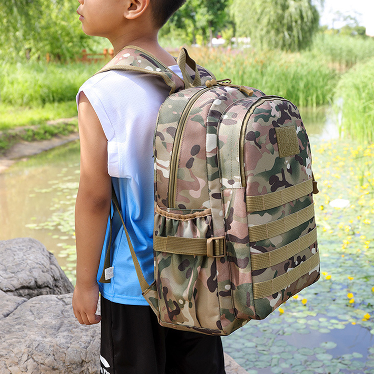 Yvechus Camo Backpack Set With Lunch Bag - Waterproof School Backpack For Boys & Girls, 20L Capacity