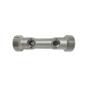 타이안 Xinhaitai DN40 니켈 도금 황동 소재 초음파 가정용 수량계/초음파 열 미터 본체 - Product Image 4