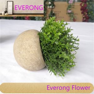 EVERONG-PE041 ירק מלאכותי פלסטיק אקליפטוס מיני עציץ לעיצוב הבית - Product Image 6