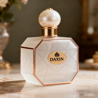 Flacon de parfum pour femme de marque de luxe, 100 ml, flacon de parfum en verre rectangulaire, 30 ml, 50 ml, 100 ml