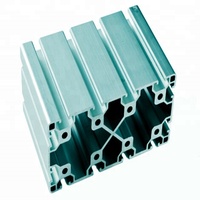 Profilé en aluminium à fente en T extrudé 6063 anodisé industriel robuste 80160 pour table de travail