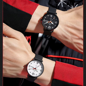 Nouvelle <span class=keywords><strong>montre</strong></span> à quartz simple, <span class=keywords><strong>tendance</strong></span>, élégante, bon marché, résistante à l'eau, lumineuse, pour adolescents, avec affichage du jour et de la date - Product Image 2