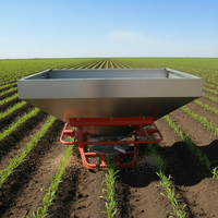 Épandeur d'engrais manuel à 3 points de fixation, type nouveau, haute efficacité, avec trémie en acier 201, réglage manuel, pour l'agriculture, modèle 300