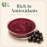 Food Grade Hoge Zuiverheid Grote Voorraad Acai Bessensap Poeder Acai Berry Fruit Poeder Volledig In Water Oplosbaar