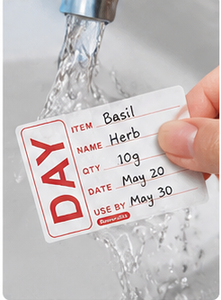 ฉลากกระดาษสี่เหลี่ยมแบบมีกาวในตัว เป็นมิตรกับสิ่งแวดล้อม พิมพ์ลาย Red Day ด้วยระบบดิจิตอล ขนาดแกน 3 นิ้ว บรรจุภัณฑ์ของใช้จำเป็นประจำวัน - Product Image 4