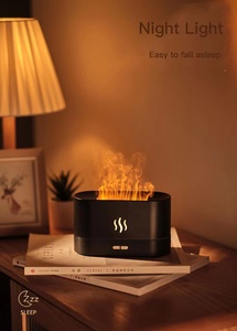 Flame Air Upgraded Scent <strong>for</strong> Essential Oils,Ultrasonic Aromatherapy,Fire Mist with 2 Brightness <strong>for</strong> Room Home Office <strong>Diffuser</strong> - Product Image 4