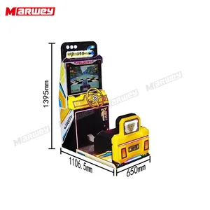 Cheap Amusement Park Car Racing Simulator Video Driving Games Machine Coin Operated Children Arcade Racing Car Game Machine