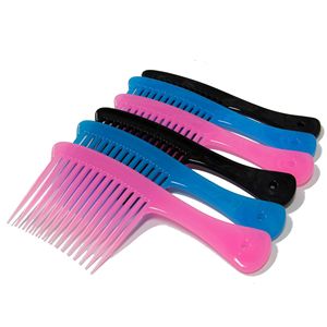 Peigne démêlant pour cheveux mouillés, outils de soin pour cheveux épais et bouclés - Conception à dents larges écologique, vente en gros - Product Image 5