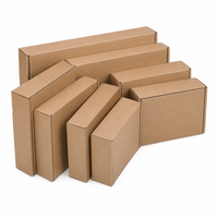 Boîte d'expédition en carton ondulé personnalisée avec logo imprimé, emballage pour e-commerce, livraison de colis, expédition en gros