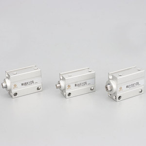 กระบอกสูบติดตั้งฟรีไซส์ Mu8x10s ตัวเรือนอะลูมิเนียมแบบมาตรฐานสำหรับใช้งานในอุตสาหกรรม - Product Image 3