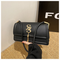 Sac coréen pour femme, nouvelle mode 2025, sac à main porté épaule ou sous le bras, avec pompon, fournisseur chinois