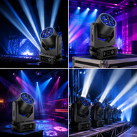 7 projecteurs LED Bee Eye 40W à tête mobile avec ouverture DMX RGB pour scène, discothèque, fête, événement, spectacle