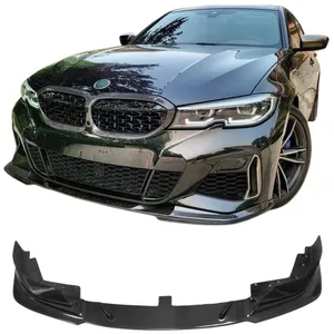 3D Style Carbon Fiber Front Lip For BMW 3 Series G20 G28 Front bumper BodyKit Spoiler
