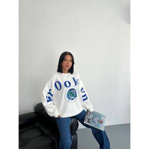 Sudadera Oversize Estampada Brooklyn para Mujer, 340g, Tejida, Transpirable, Manga Larga, Informal - Product Image 2
