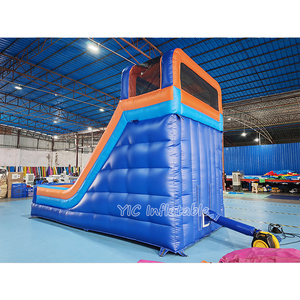 Castillo Inflable Comercial de PVC para Niños, Modelo <span class=keywords><strong>Minecraft</strong></span>, con Zona de Escalada, para Alquiler, con 3 Años de Garantía - Product Image 3