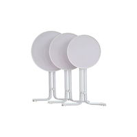 Bar circulaire simple pour l'extérieur Table de bar à cocktail à toit élevé d'occasion Tabouret haut Table basse