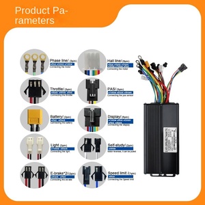 Kit de Conversión de <span class=keywords><strong>Bicicleta</strong></span> Eléctrica con Motor de Cubo sin Engranajes HH 20*4.0 de 20 Pulgadas, 36V-72V 1000W-1500W, Pantalla LCD y Neumático Ancho - Product Image 6