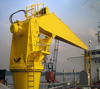 Grue à flèche articulée marine électrique mobile pour pont de bateau, 50 tonnes, 10 tonnes, 15 tonnes, à vendre