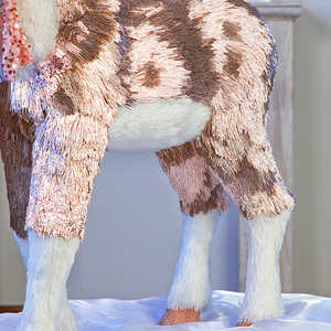 Neuartige Weihnachten große Roségold Rentier Dekoration große Größe Home Ornamente - Product Image 6