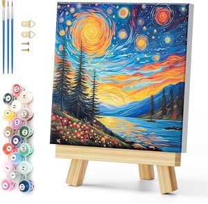 Kits de pintura <span class=keywords><strong>por</strong></span> números personalizados DIY <span class=keywords><strong>Van</strong></span> <span class=keywords><strong>Gogh</strong></span> para adultos-Kits de pintura de diamantes 5D <span class=keywords><strong>por</strong></span> número, decoración de arte de la pared del hogar - Product Image 1