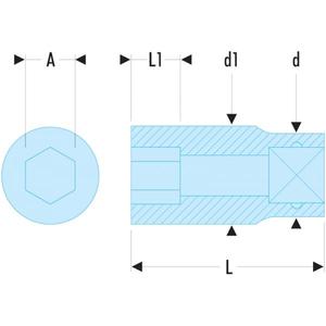 FACOM - K.24HB Douilles 6 points métriques à prise 3/4 ''-EAN 3148516596734 HAND SOCKETS 3/4" - Product Image 2