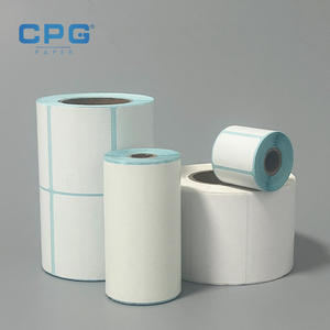 Etiqueta Adhesiva Térmica para Códigos de Barras, Ecológica, Paquete al por Mayor, 4x4 Pulgadas, 3x5 Pulgadas, 115 g/m², para Farmacias y Medicina - Product Image 1