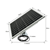Kit de stockage d'énergie domestique portable TAKA modèle 001 192WH LiFePO4 avec contrôleur MPPT, panneau solaire 72W, sortie 120W et 4 ampoules LED pour la maison
