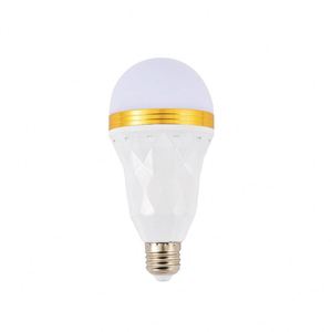 Ampoule LED d'urgence E27 7W, blanc froid, batterie rechargeable intégrée, IP65, éclairage domestique pour situations d'urgence - Product Image 2
