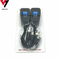 Alimentation électrique vidéo cctv Ahdcvitvi, coaxial HD 3 en 1, ensemble transmetteur torsadé 300m 1080 px