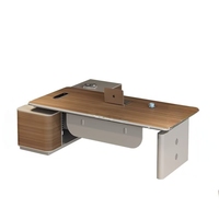 Muebles de Oficina Modernos de Lujo en Forma de L, Escritorio de Oficina de Lujo para Jefe, Escritorio para Director Ejecutivo, Escritorio para Gerente, Mesa de Oficina Ejecutiva