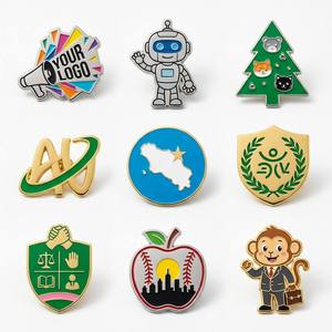 Insignias de solapa personalizadas con logo, broches de esmalte para clubes deportivos, insignias de nombre para solapa, insignias de fútbol de metal epoxi, insignias al por mayor. - Product Image 4