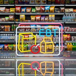 Letrero de Neón Personalizado con Logotipo EBT, Luces de Neón Decorativas para Colgar en la Pared, Letreros de Neón Personalizados para Tiendas de Comestibles - Product Image 2