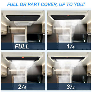 Pliable RV Skylight Vent Couverture Camper Fenêtre Pare-<span class=keywords><strong>Soleil</strong></span> Protection UV Intérieur Intimité Rideaux Côté Fenêtre Shades Sac De Rangement - Product Image 3