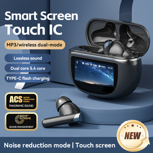 Digital Display Sports In Ear Hifi Music Wireless TWS Gaming Waterproof Anc Earbuds