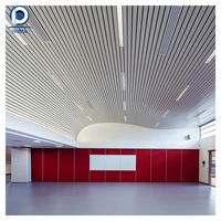 Panel decorativo de aluminio Antiestático de tamaño personalizado, techo de panel compuesto de aluminio moderno para almacenes de hoteles