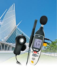 เครื่องวัดสภาพแวดล้อมอเนกประสงค์ 5 in 1 รุ่น CEM DT-859B  ประกอบด้วย เครื่องวัดระดับเสียง, เครื่องวัดแสง, เครื่องวัดความชื้น/อุณหภูมิ และเครื่องวัดความเร็วลม - Product Image 4