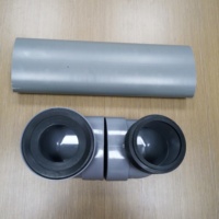 Adaptateur de connexion de toilette WC moderne longue distance de 4 pouces Longueur de bricolage pour salle de bain et sol