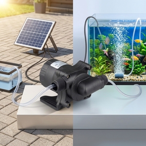 <span class=keywords><strong>Pompe</strong></span> à air solaire pour aquarium ZKSJ 24V DC, haute efficacité, sans balais, submersible - Product Image 1