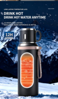 Nouvelle bouteille isotherme portable en acier inoxydable 316, écologique, à double paroi, anti-fuite, maintient la température de 6 à 12 heures