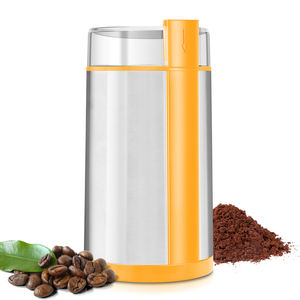 Petite rectifieuse électrique en acier inoxydable 250W électronique à commande tactile en céramique pour noix haricots grains herbes café - Product Image 1