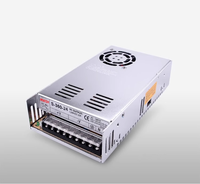 Alimentation à découpage 24V AC 110V/220V à DC 0-24V 20A 360W 5V 12V 24V Volt Tension de commutation Transformateur LED 15A Laboratoire informatique