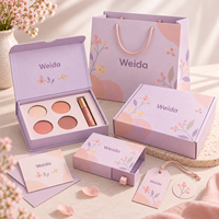 Boîte d'emballage cosmétique OEM en carton rigide avec couvercle à charnière et insert personnalisé pour maquillage et produits de beauté