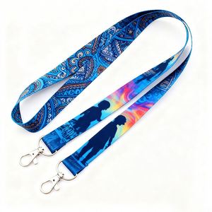Custom Print <b>Keychain</b> Neck Personalized Lanyards Breakaway Sublimation Nylon Polyester Lanyards With Logo Gift Lanyard - Product Image 1