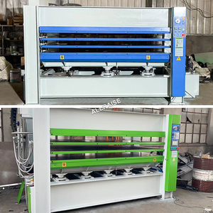 목재 바닥 열 프레스 라미네이팅 가공 기계 120 톤 유압 MDF 목재 베니어 합판 도어 목재 용 핫 프레스 기계 - Product Image 5