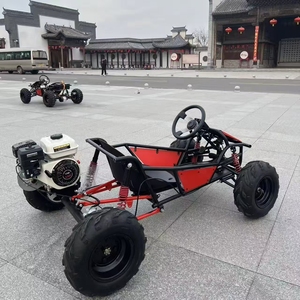 Kart à pédales ultra professionnel 212cc <span class=keywords><strong>4</strong></span> temps tout-terrain 60 km/h charge de 250 kg zones herbeuses et sablonneuses 8 pouces course et drift - Product Image 2